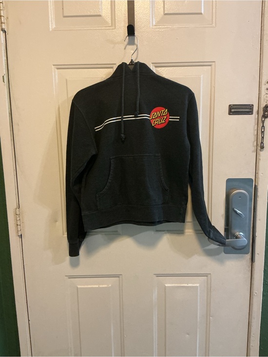 Santa Cruz Skateboards Other - Santa Cruz Skateboards Black Hoodie with Red and Yellow Logo